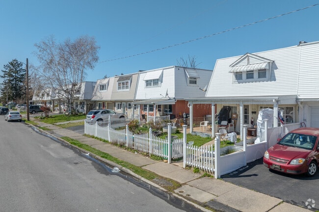 Townhouses with off-street parking offer convenience in East Allentown.