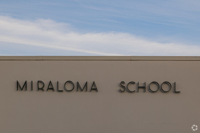 Be Inspired: Miraloma's Entrancing Sign, Welcoming You to Academic Excellence.