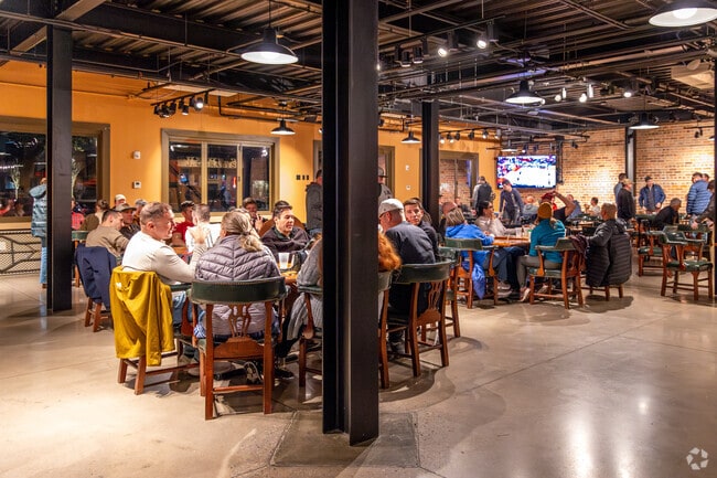 Stone Hill residents play trivia on Wednesdays at Sumter Original Brewery.