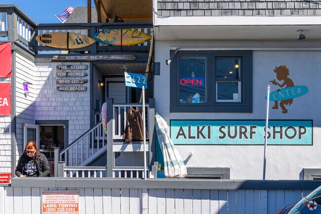 Alki Surf Shop is a neighborhood staple.