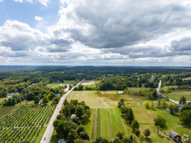 In Hollis, you can find wide open farmland dotted with picturesque barns and apple orchards.