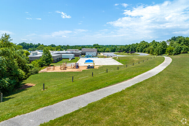 Forest Ridge Elementary School has two playgrounds available for students to play on at recess.