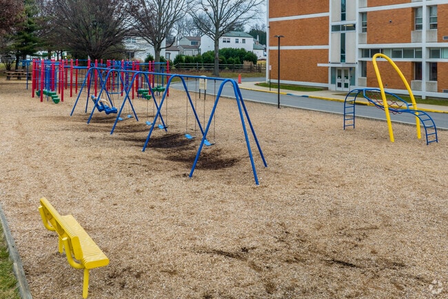 Colonial Elementary School features a great playground for students to enjoy recess.