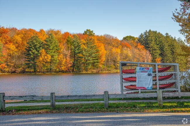 Rent a kayak and enjoy the sceneray at the Plymouth Reservoir