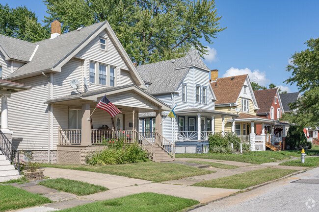 Homes neatly line the streets of Newburgh Heights.