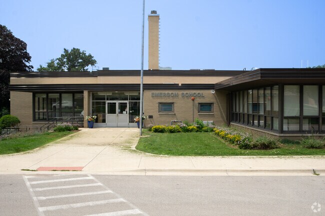 Emerson Elementary School is located in the Maywood neighborhood.