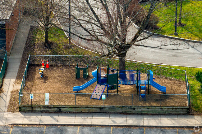 One of the many playgrounds at Syracuse Hebrew Day School in DeWitt.