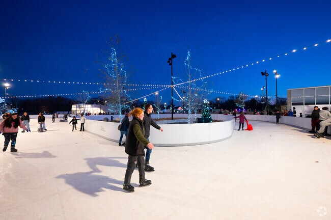 The Westfield in Lights festival features a skating rink.