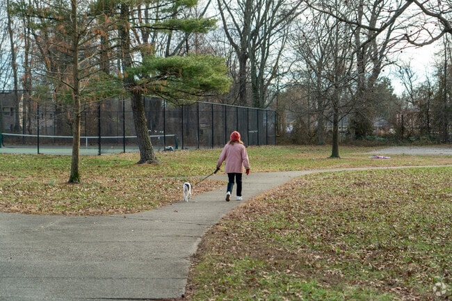 Okolona Park serves as a community hub for outdoor activities and beautiful scenes.