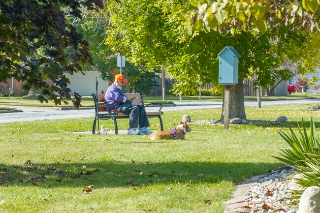 Lathrup Park is a nice spot to read and relax.