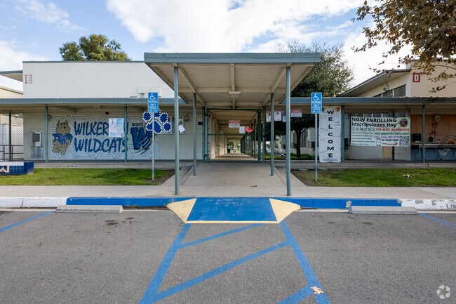 Entrance to Wilkerson Elementary School in the city of El Monte, Ca.