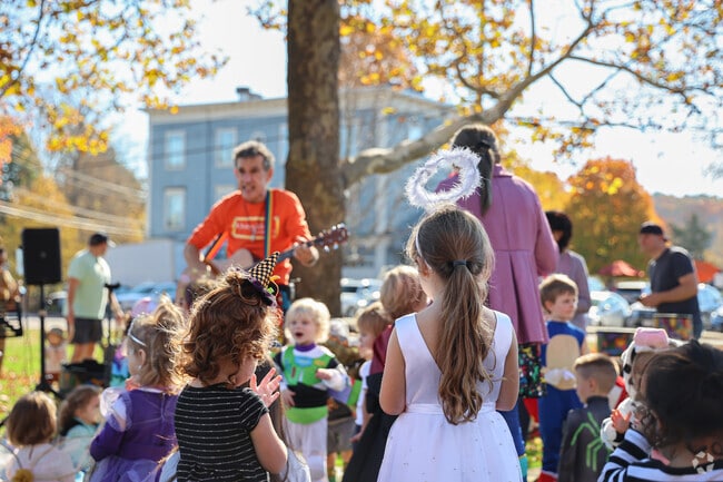 Children can enjoy a variety of festive celebrations in Harvard, Massachusetts.