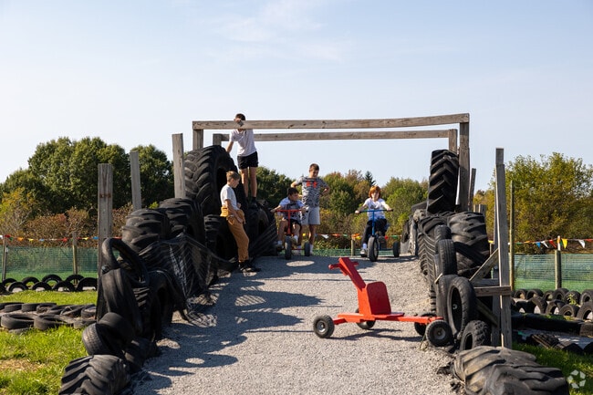 Race scooters at Maize Valley Fall Harvest.