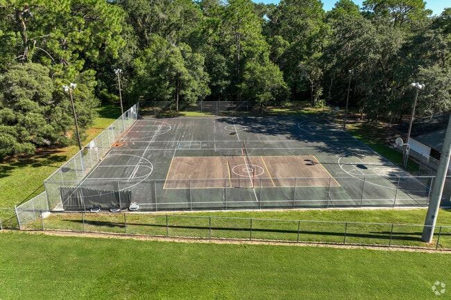 There are multi-purpose athletic courts available to Ocala Christian Academy students.