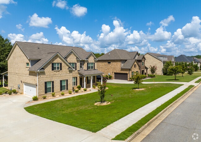 McDonough has beautiful communities with spacious lawns and sidewalks.