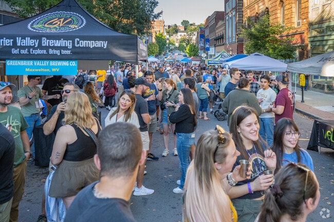 Hops on the Mon drew a huge crowd in Downtown Morgantown.