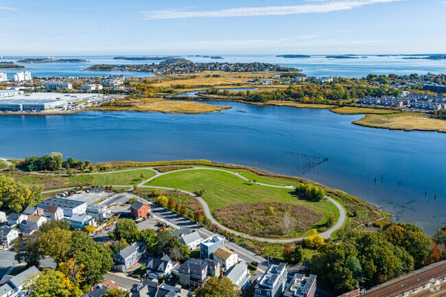Jospeh Finnegan Park provides walking paths with beautiful views.