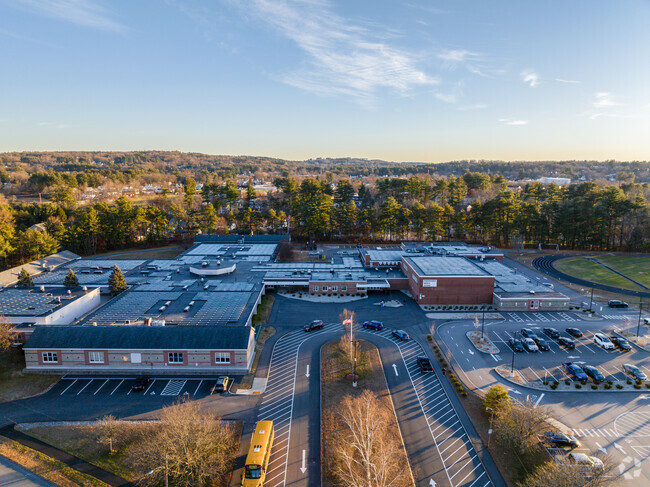 Fairgrounds Middle School in Nashua, NH serves grades 6-8.