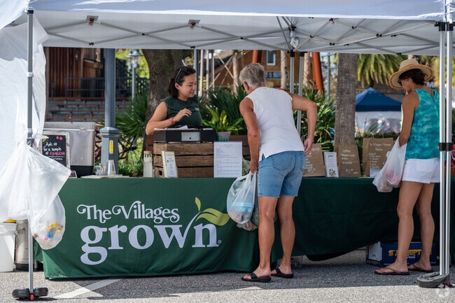 Various local vendors set up shop weekly at the Farmers Market at Brownwood Paddock.