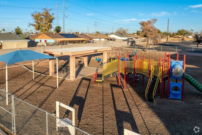 Kids attending Chandler’s Desert Jewish Academy will love the outdoor playground.