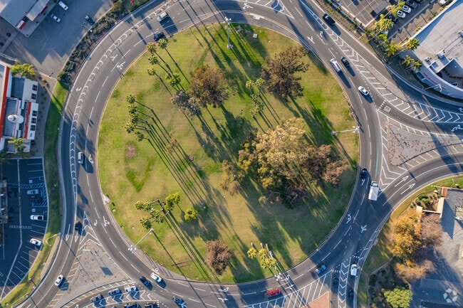 Long Beach's locally famous Traffic Circle dates back to the 1932 Olympics.