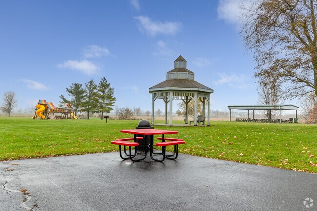 Kennedy Fields is near the Hebron Community Park and offers baseball fields.