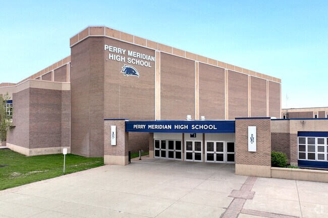 Perry Meridian High School offers a variety of academics in the Glenns Valley neighborhood.