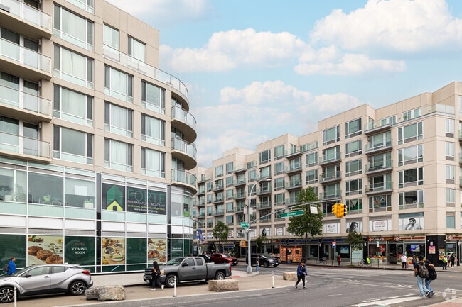 Forte Preparatory Academy Charter in Queens, New York is in the middle of a busy district.