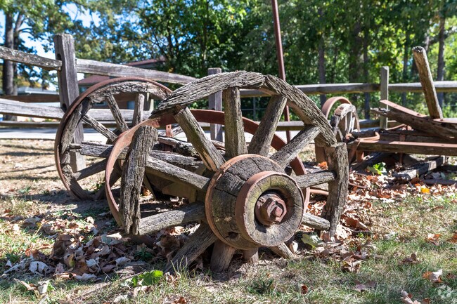 You can find historic artifacts in the Briarwood neighborhood.