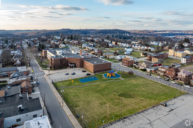 Clairton Middle School/High School is in the heart of Clairton.