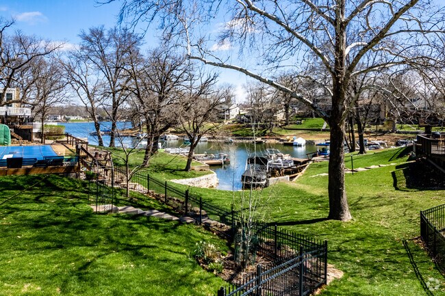 Lake Waukomis is easily accessible for Lake Waukomis residents.