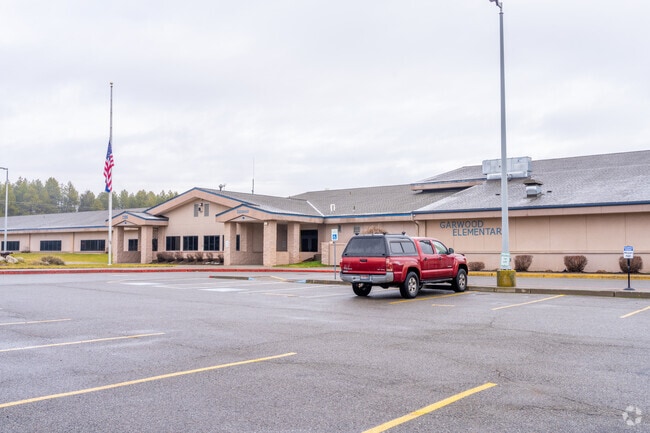 Garwood Elementary School features a wide single story building.