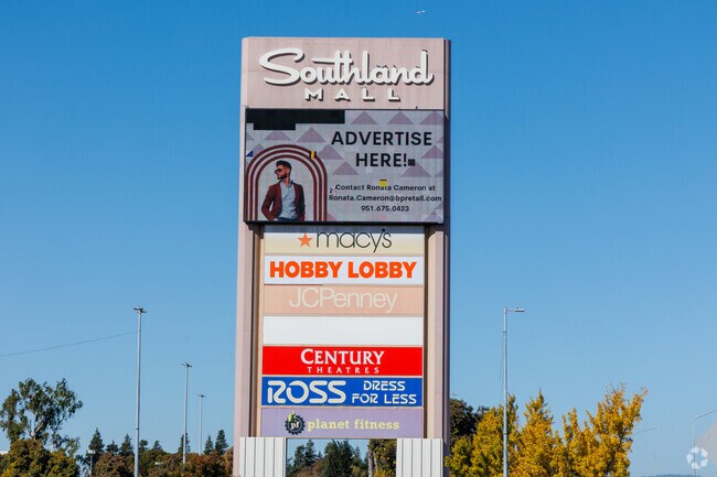 Southland Mall provides Hayward Highland residents with convenient retail and entertainment.