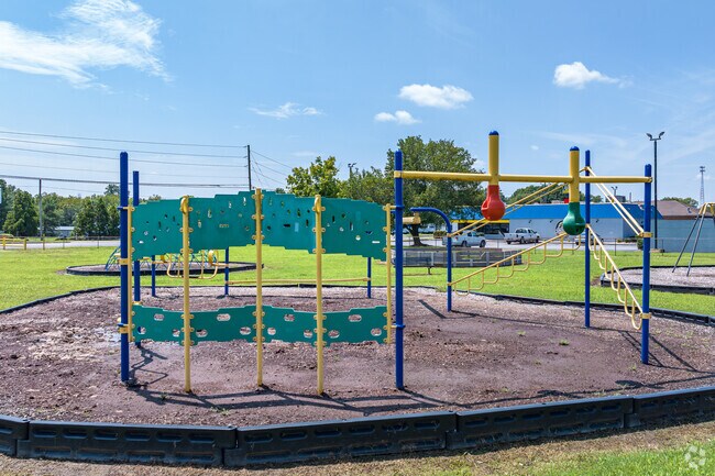 Ramseur Elementary School features a unique playground.