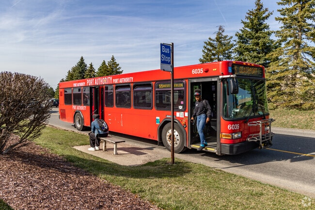 PRT bus stops are all through West Mifflin.