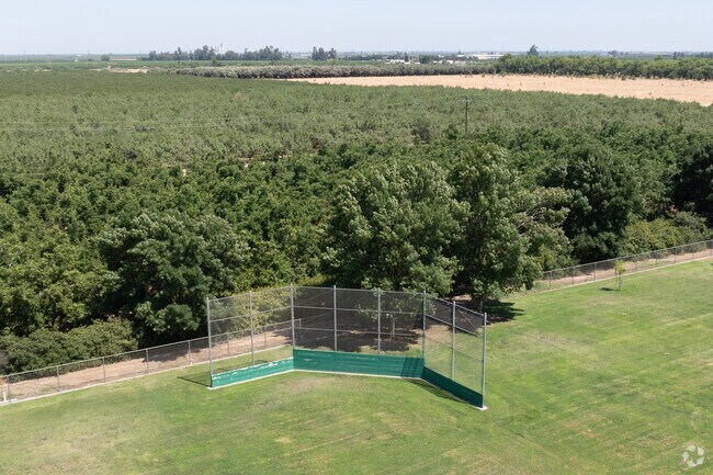 The baseball field at Cesar Chavez Elementary School in Madera.