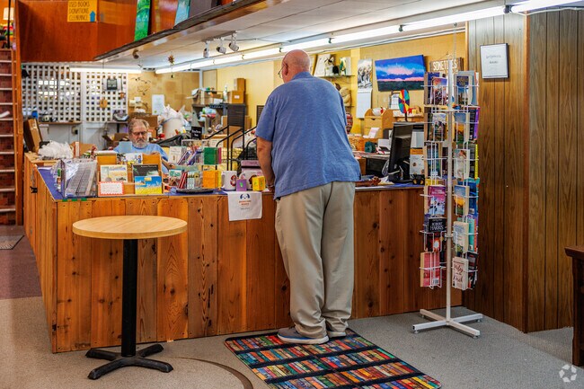 Russell Specialty Books and Gifts stocks local titles and unique gifts.