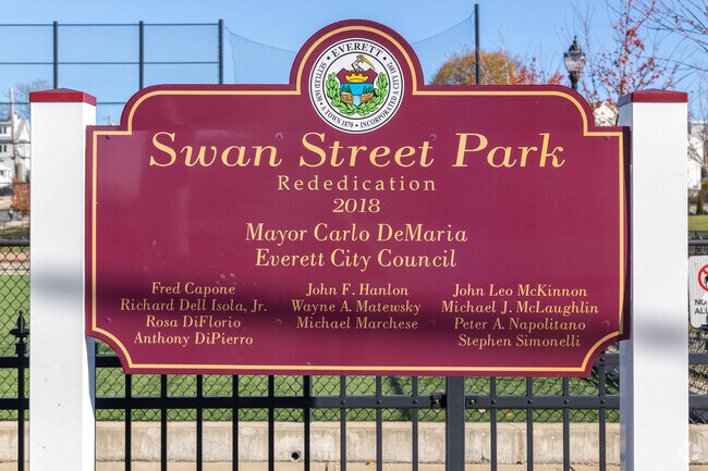 Swan Street Park in Everett offers a playground and baseball field in Glendale.
