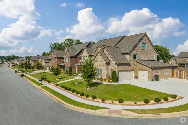 Many homes in Burgreen Gin are part of recently constructed subdivisions.