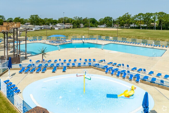 Gouin Pool, on the south side of Franklin Park, is a great place to cool off.