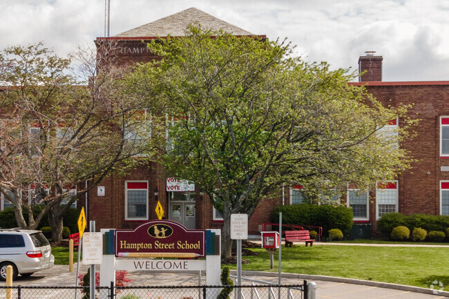 The student population of Hampton Street School is 369.