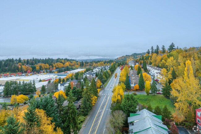 Townhomes in Rainier Crest offer convenient access to Newcastle’s retail and dining core.