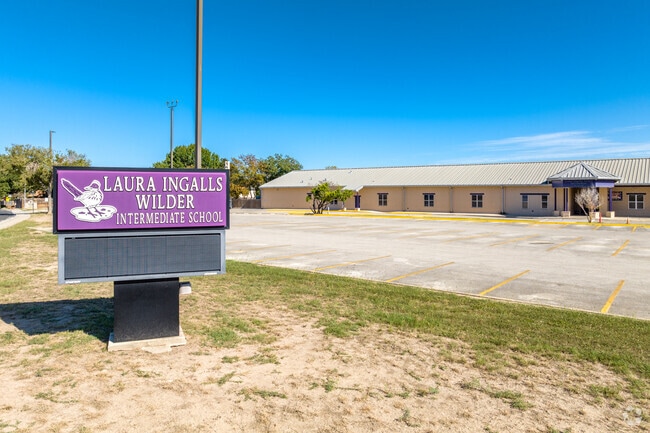 The school was named after Laura Ingalls Wilder, the author of Little House on the Prairie.