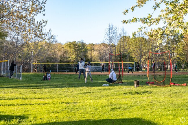 Grasonville Park in Grasonville has baseball fields, a playground and basketball courts.