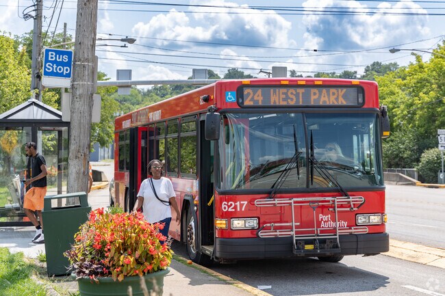 The best way to travel in and out of Esplen is by the PRT bus.