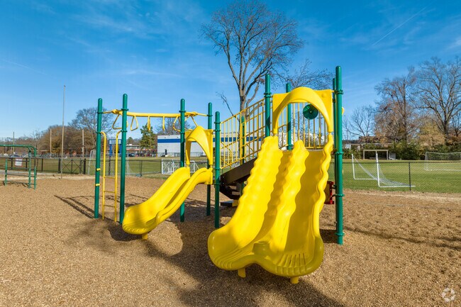 Kids can be kids on the playground at Compass Berclair in Memphis.
