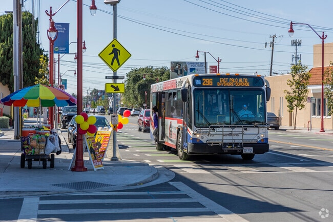 North Fair Oaks is served by samtrans bus lines.