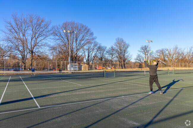 Druid Hill Park has great tennis courts in Mondawmin.