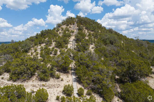 Old Baldy River in Wimberley offers breathtaking panoramic views of the entire town.
