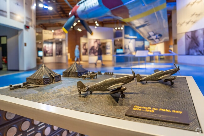 Be fascinated by the creative exhibits at the Tuskegee Airmen National Historic Site.